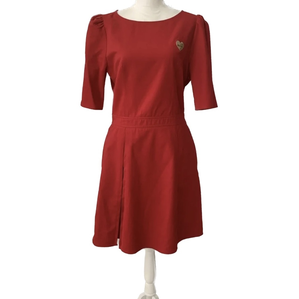 LOVE MOSCHINO Cotton Short Sleeves Dress